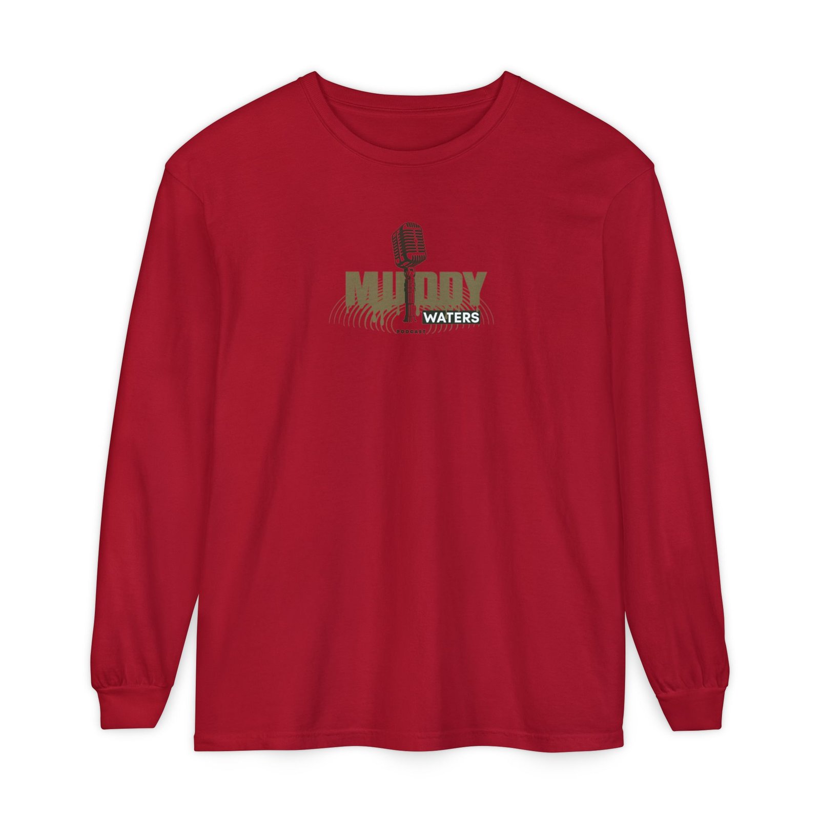 Muddy Waters Podcast Merch Unisex Long Sleeve T-Shirt - Image 69
