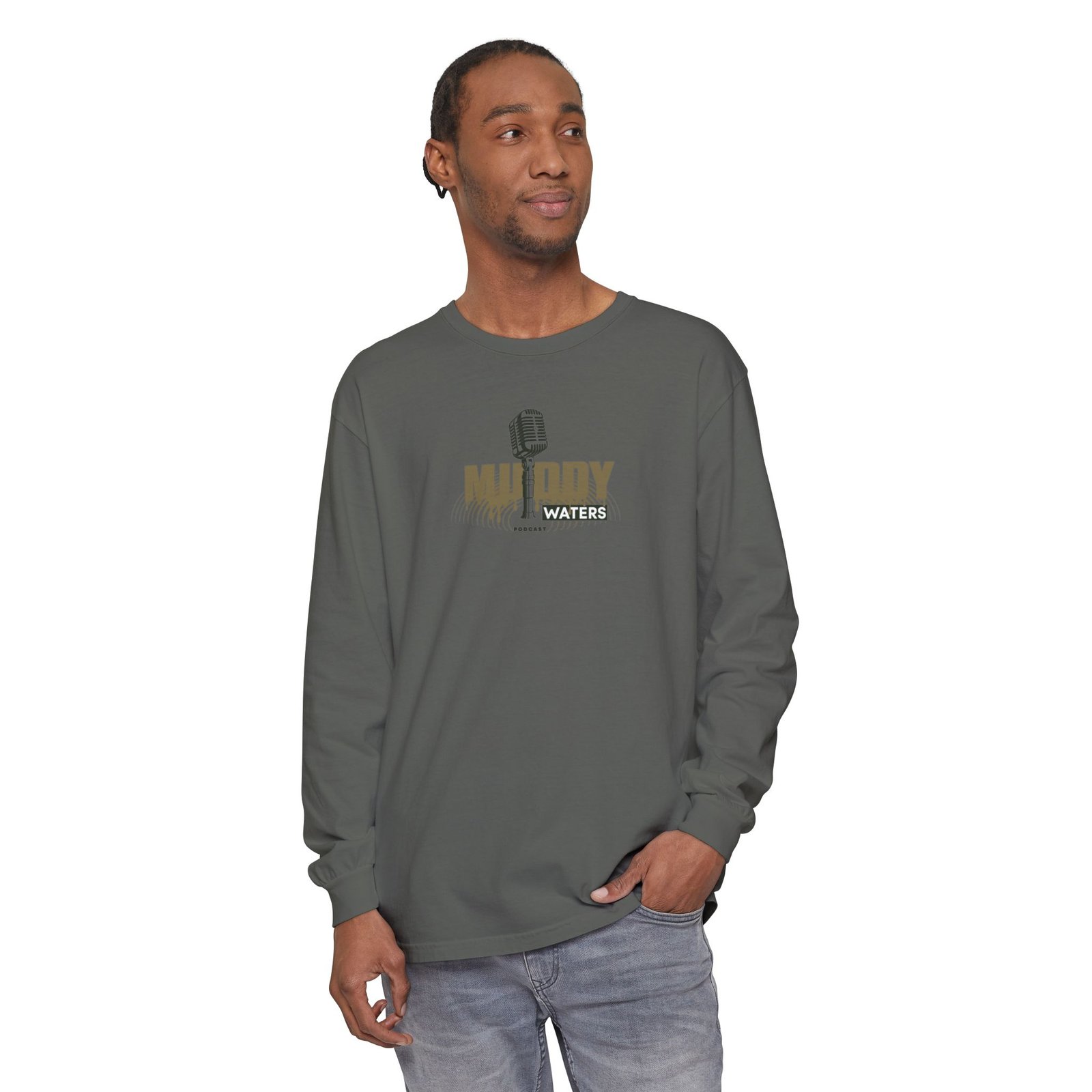 Muddy Waters Podcast Merch Unisex Long Sleeve T-Shirt - Image 19