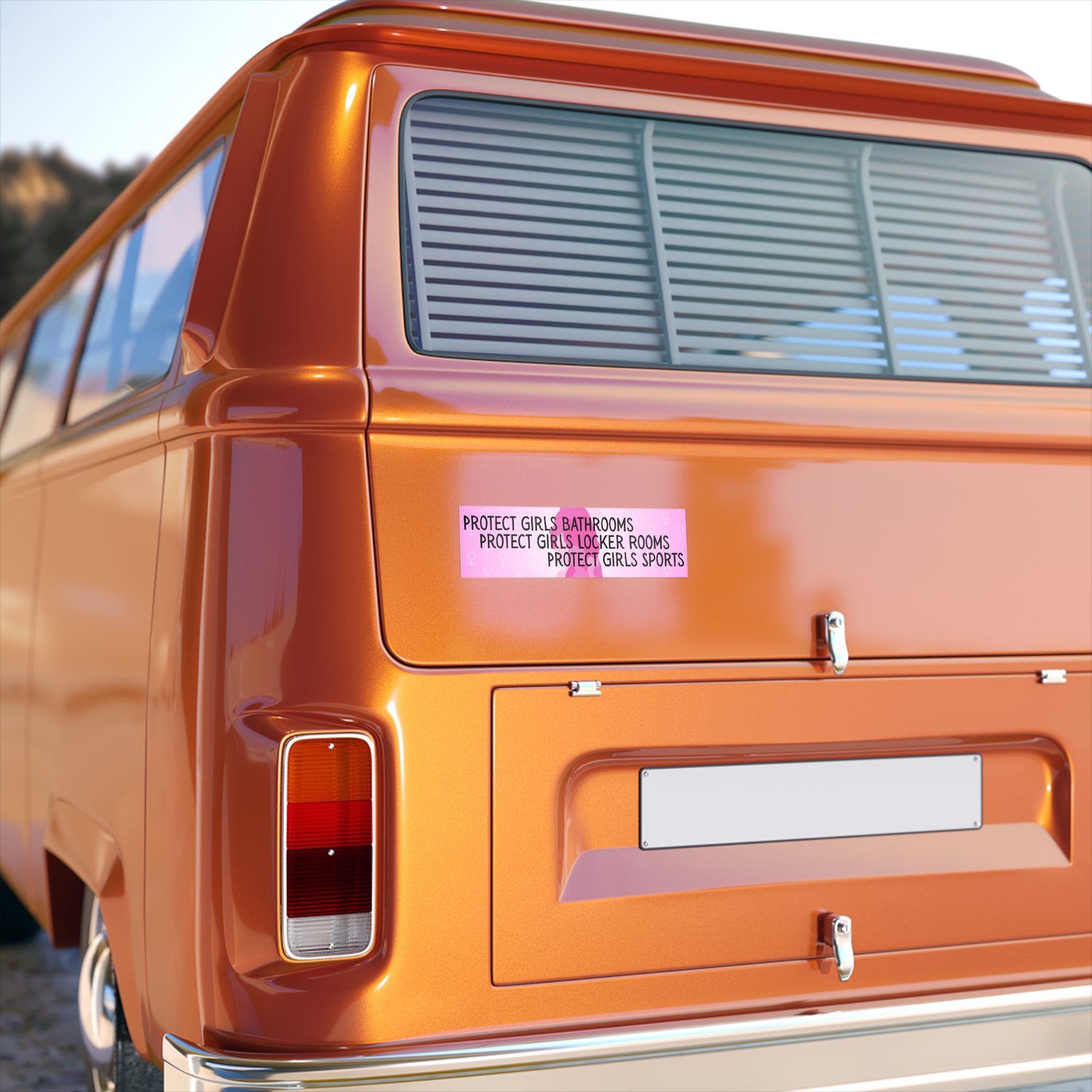 Empowering Bumper Stickers - Protect Girls in Bathrooms, Locker Rooms & Sports, Car Decals for Activists, Feminist Gifts - Image 2