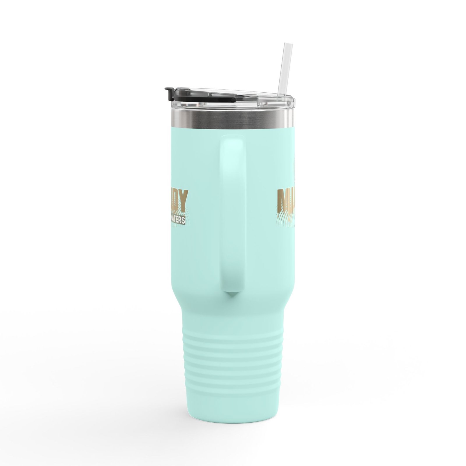 40oz Insulated Travel Mug – Muddy Waters Podcast Stainless Tumbler - Image 23