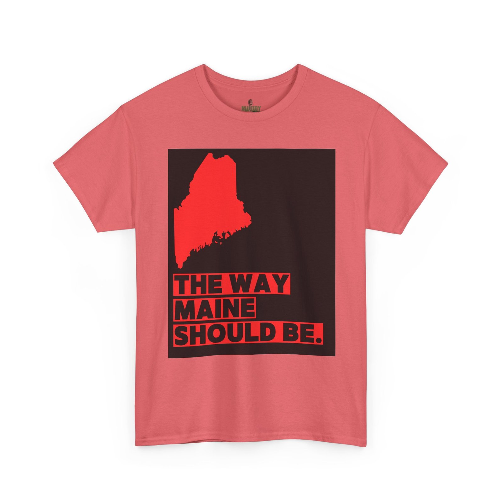 Make Maine Red Tee, Maine Shirt, Unisex Cotton Tee, Gift for Maine Lovers, Vacation Souvenir Shirt - Image 8