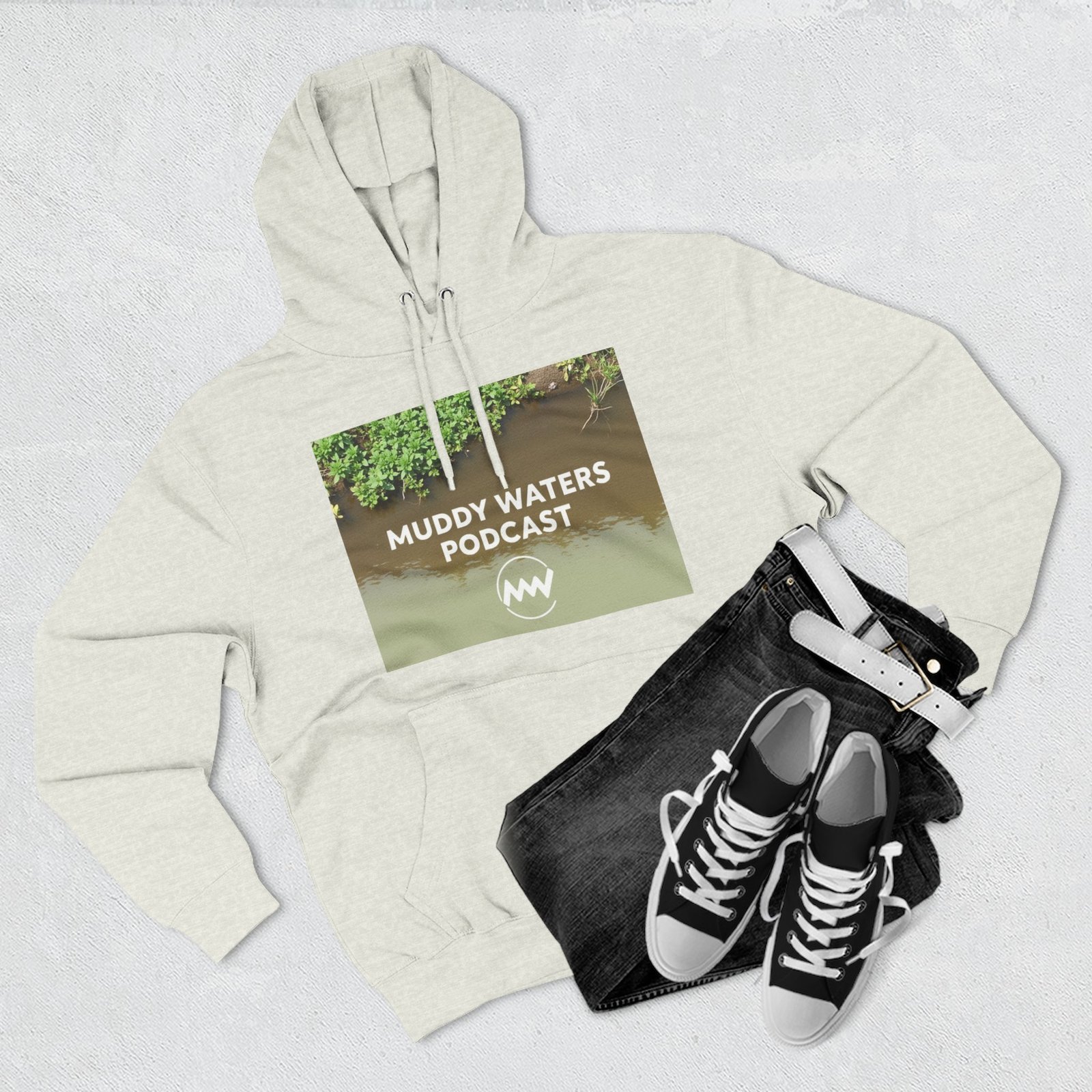 Muddy Waters Podcast Three-Panel Fleece Hoodie - Image 15