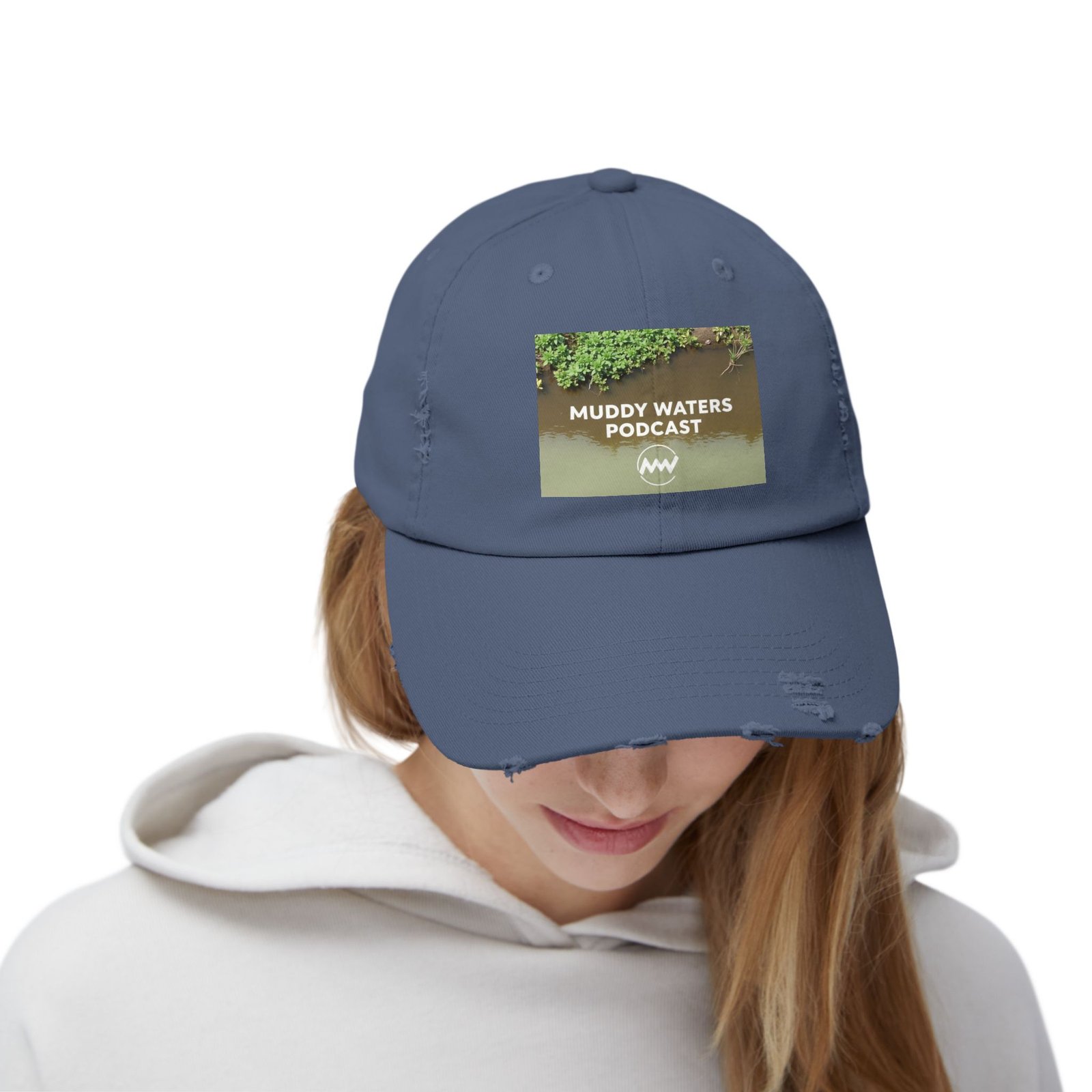 Muddy Waters Podcast Distressed Cap - Unisex Adjustable Hat for Casual Outings - Image 16