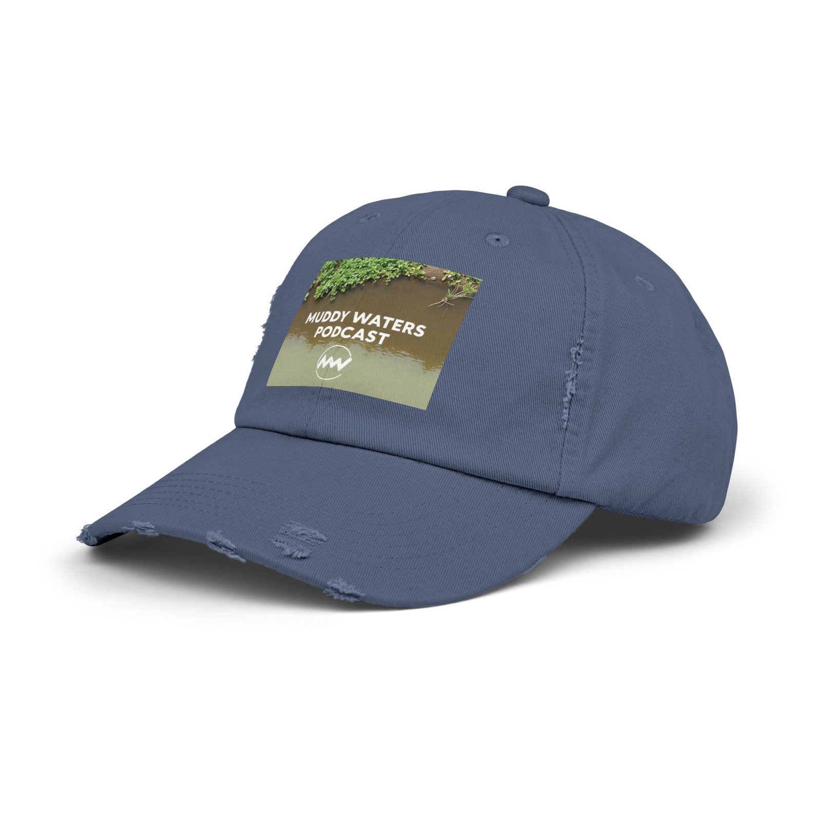 Muddy Waters Podcast Distressed Cap - Unisex Adjustable Hat for Casual Outings - Image 14