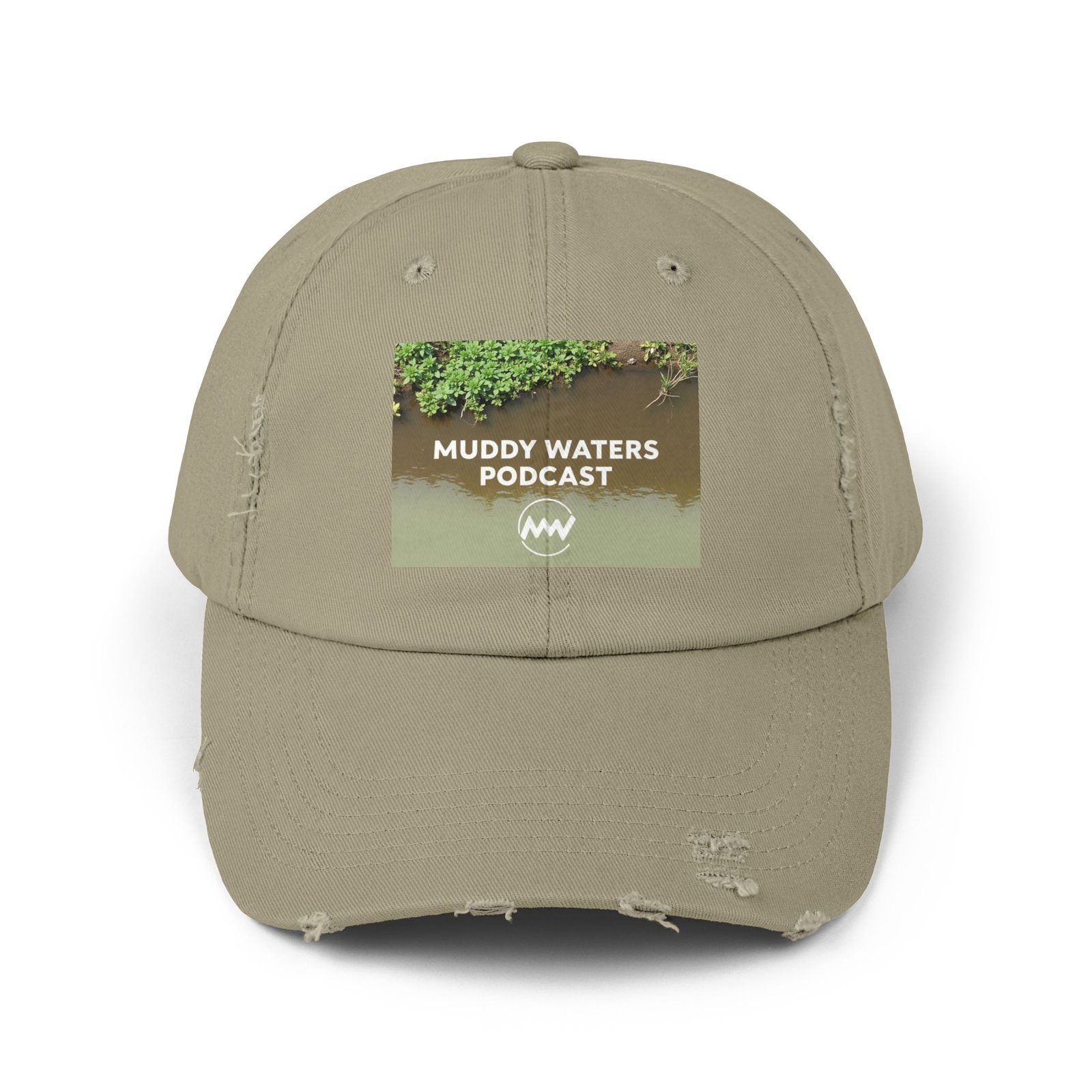 Muddy Waters Podcast Distressed Cap - Unisex Adjustable Hat for Casual Outings - Image 9