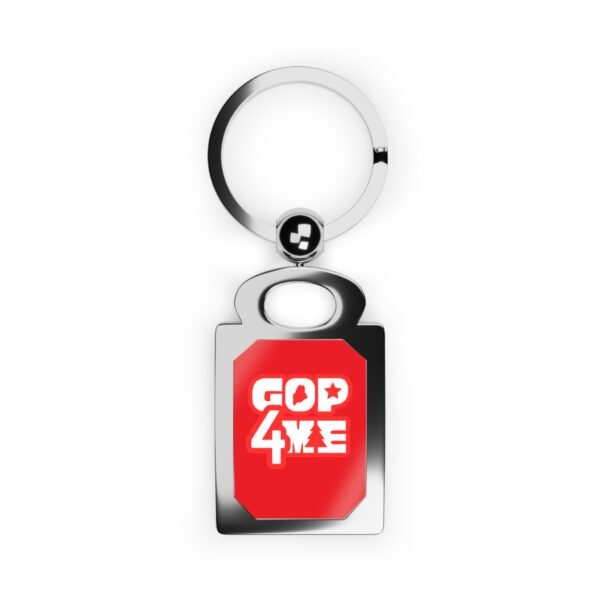 Red Motivational Keyring, Personalized Gift, Photo Keychain, Inspirational Accessory, Unique Keyring for Him/Her, Token of Love