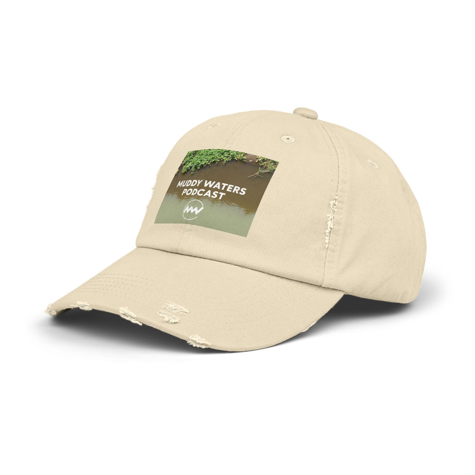 Muddy Waters Podcast Distressed Cap - Unisex Adjustable Hat for Casual Outings - Image 6