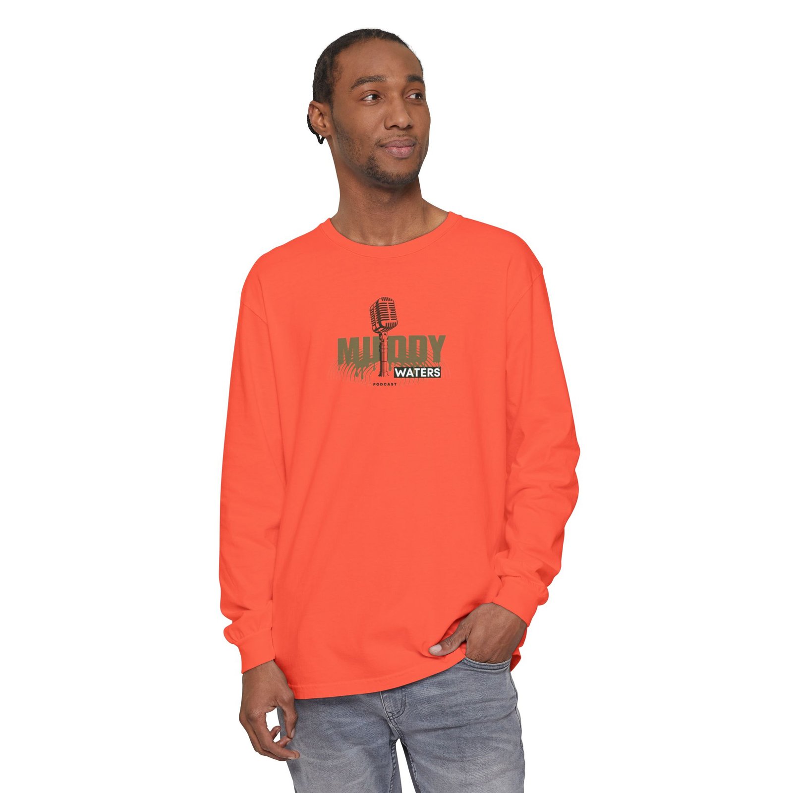 Muddy Waters Podcast Merch Unisex Long Sleeve T-Shirt - Image 11