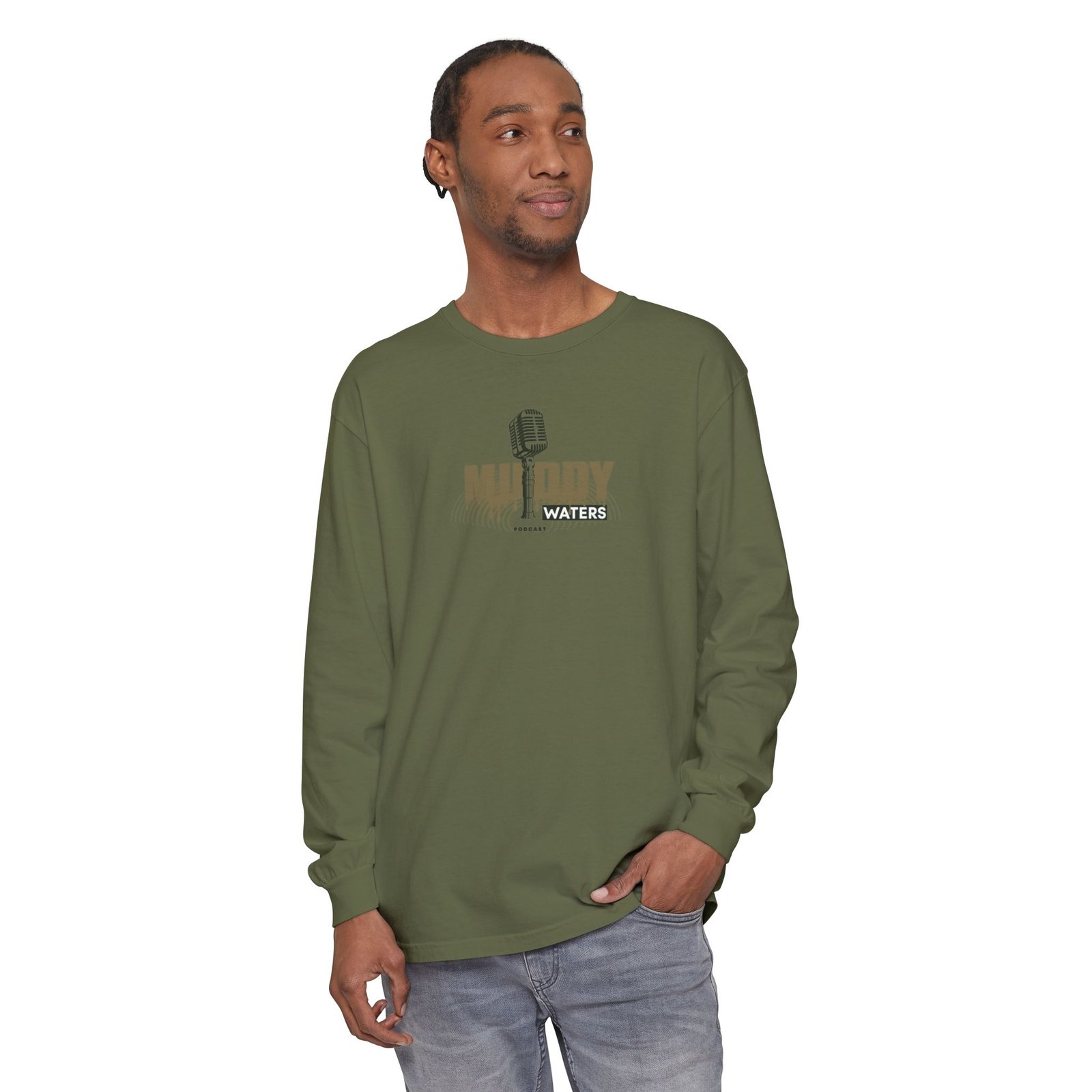 Muddy Waters Podcast Merch Unisex Long Sleeve T-Shirt - Image 27