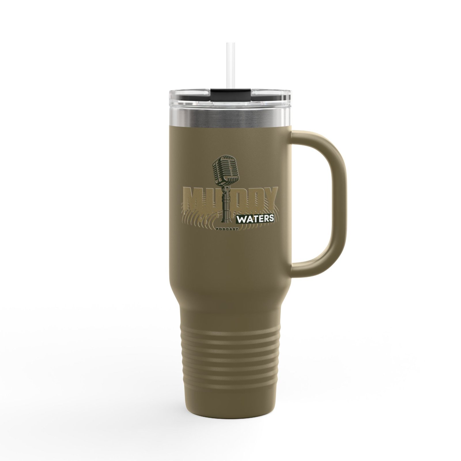 40oz Insulated Travel Mug – Muddy Waters Podcast Stainless Tumbler - Image 14