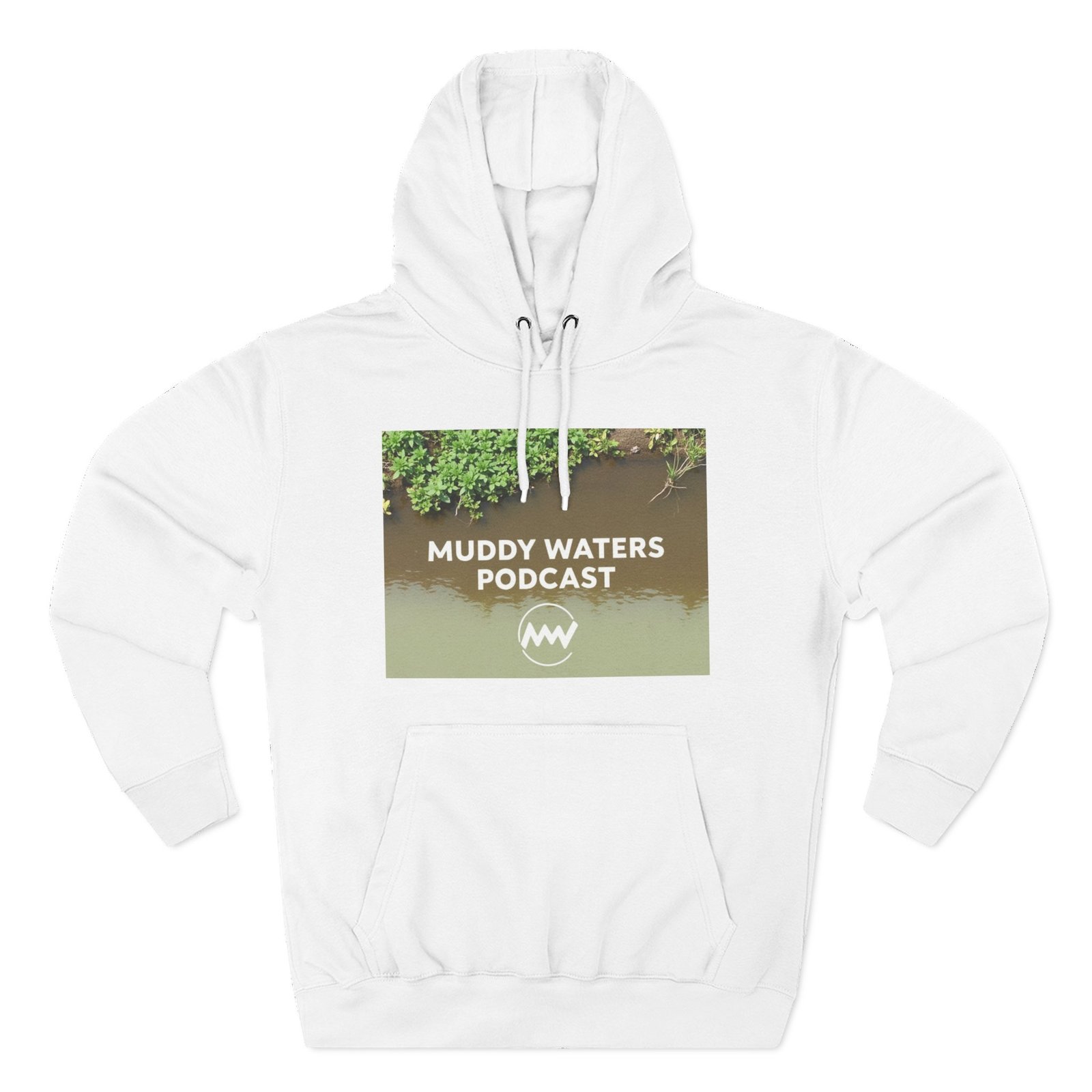 Muddy Waters Podcast Three-Panel Fleece Hoodie