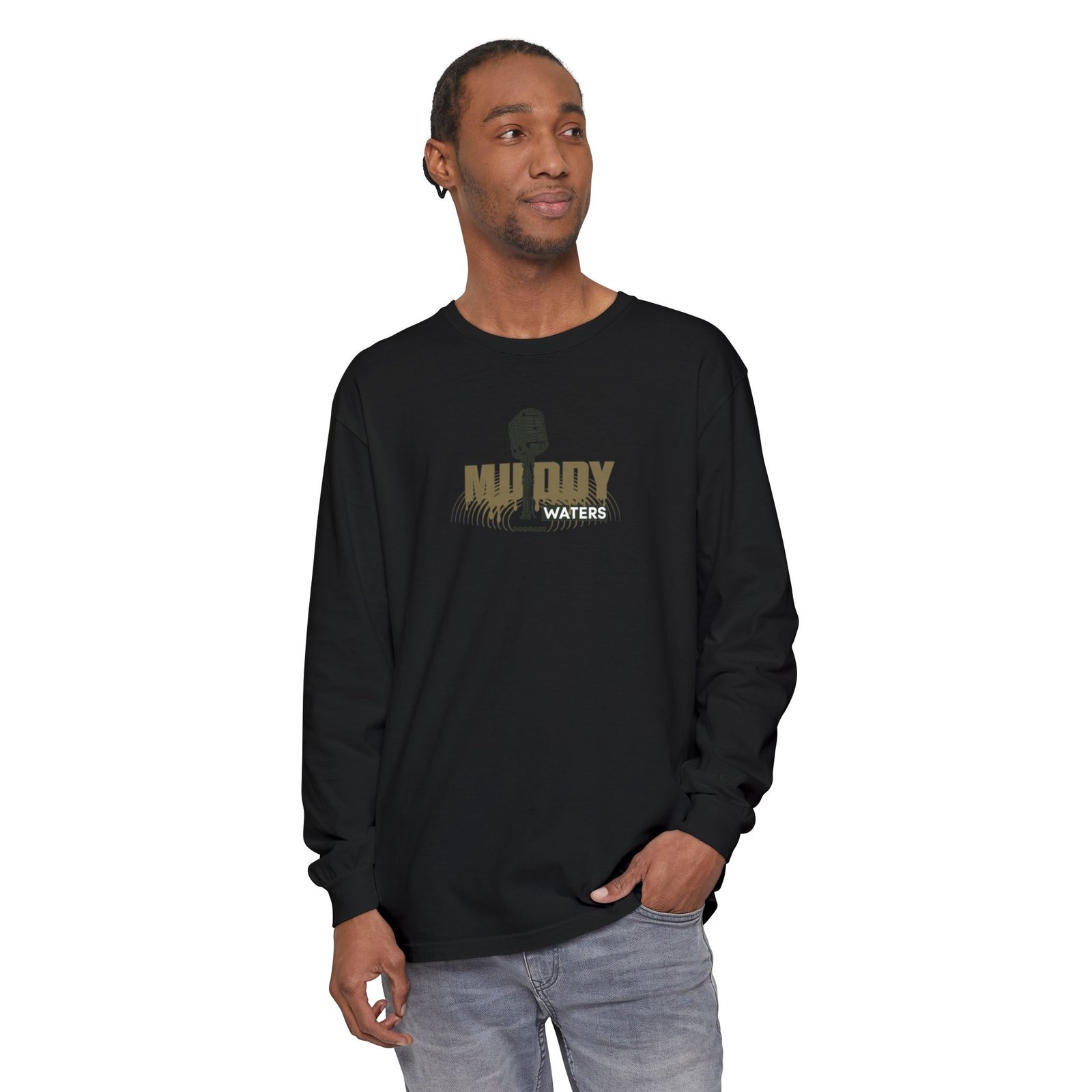 Muddy Waters Podcast Merch Unisex Long Sleeve T-Shirt - Image 55