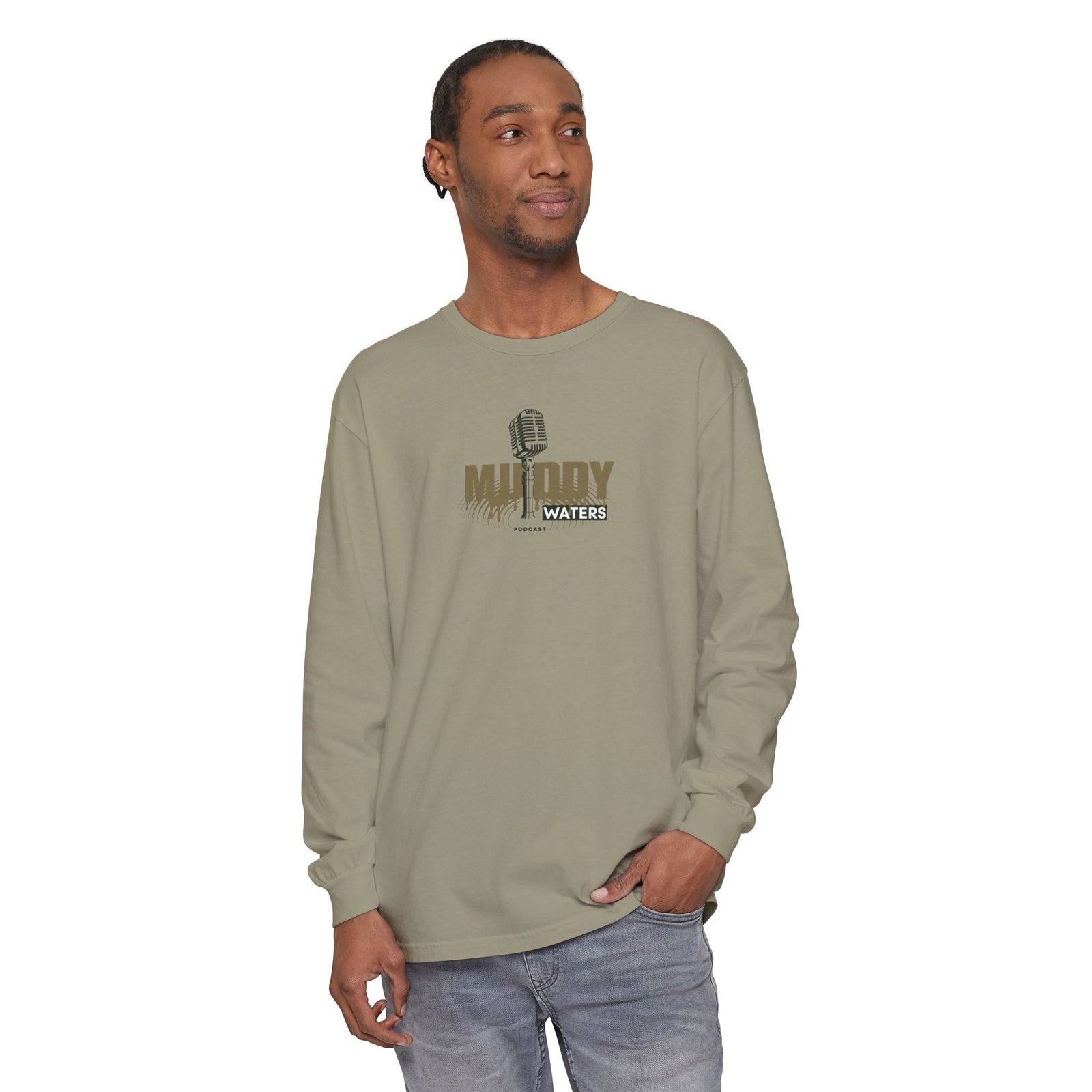 Muddy Waters Podcast Merch Unisex Long Sleeve T-Shirt - Image 15