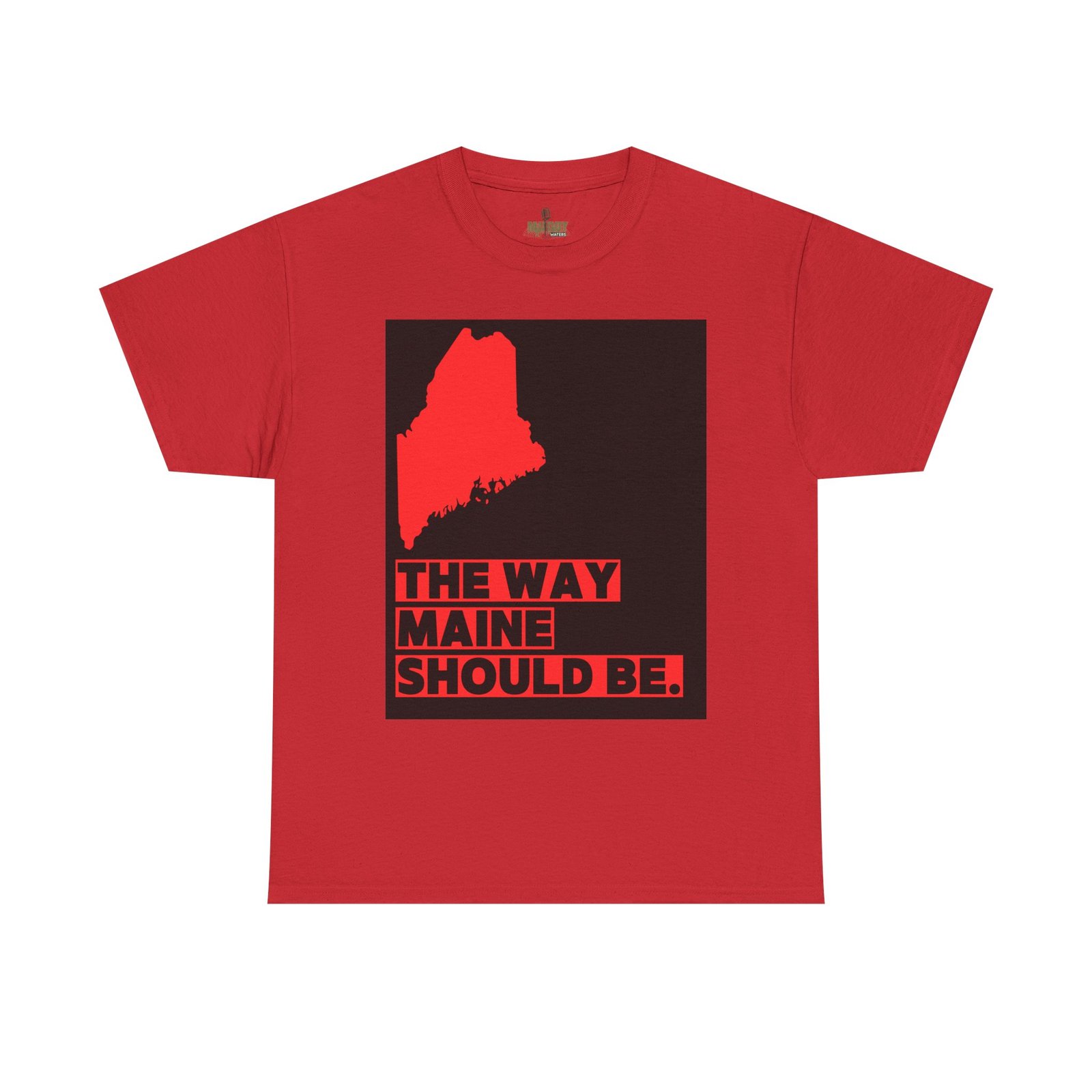 Make Maine Red Tee, Maine Shirt, Unisex Cotton Tee, Gift for Maine Lovers, Vacation Souvenir Shirt - Image 57