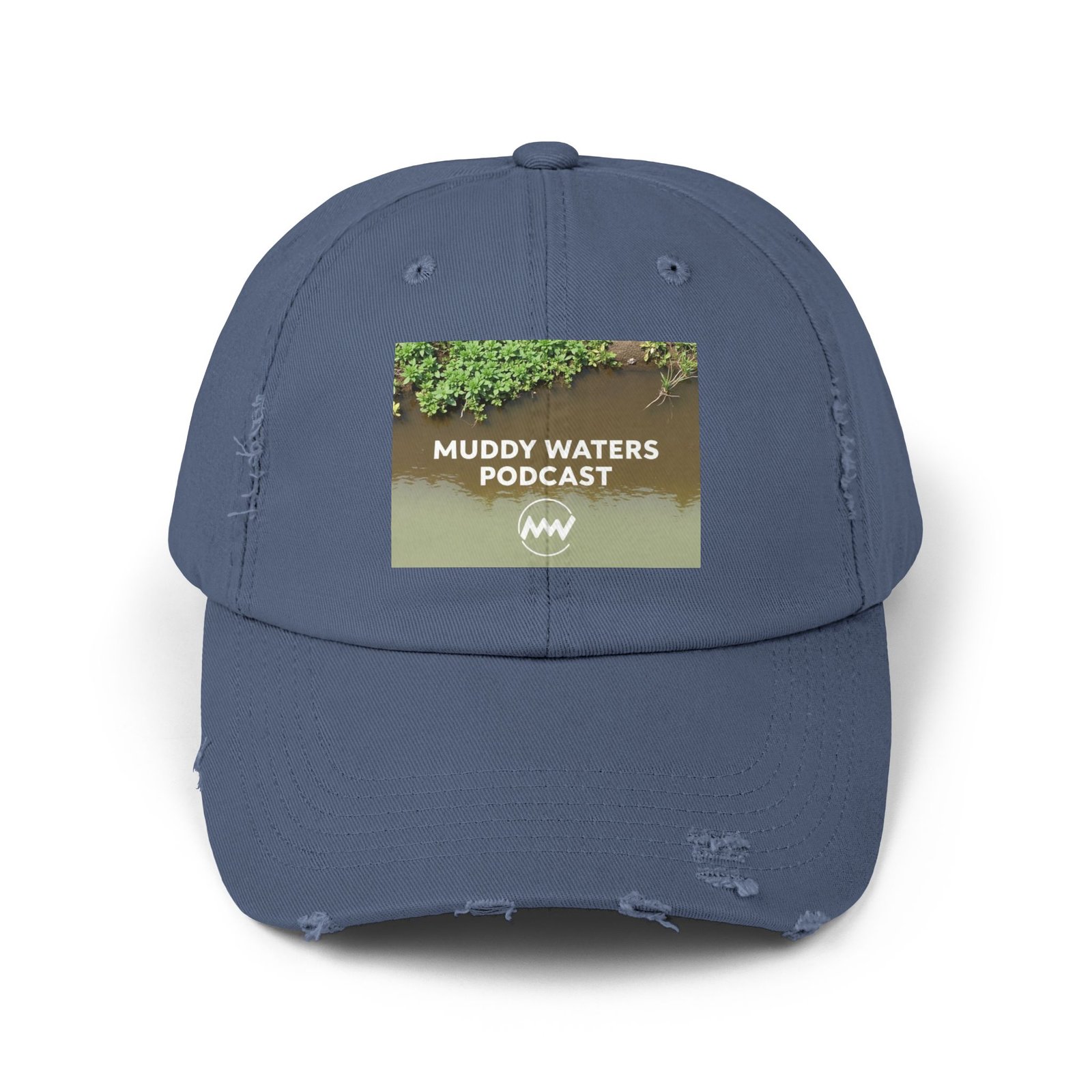 Muddy Waters Podcast Distressed Cap - Unisex Adjustable Hat for Casual Outings - Image 13