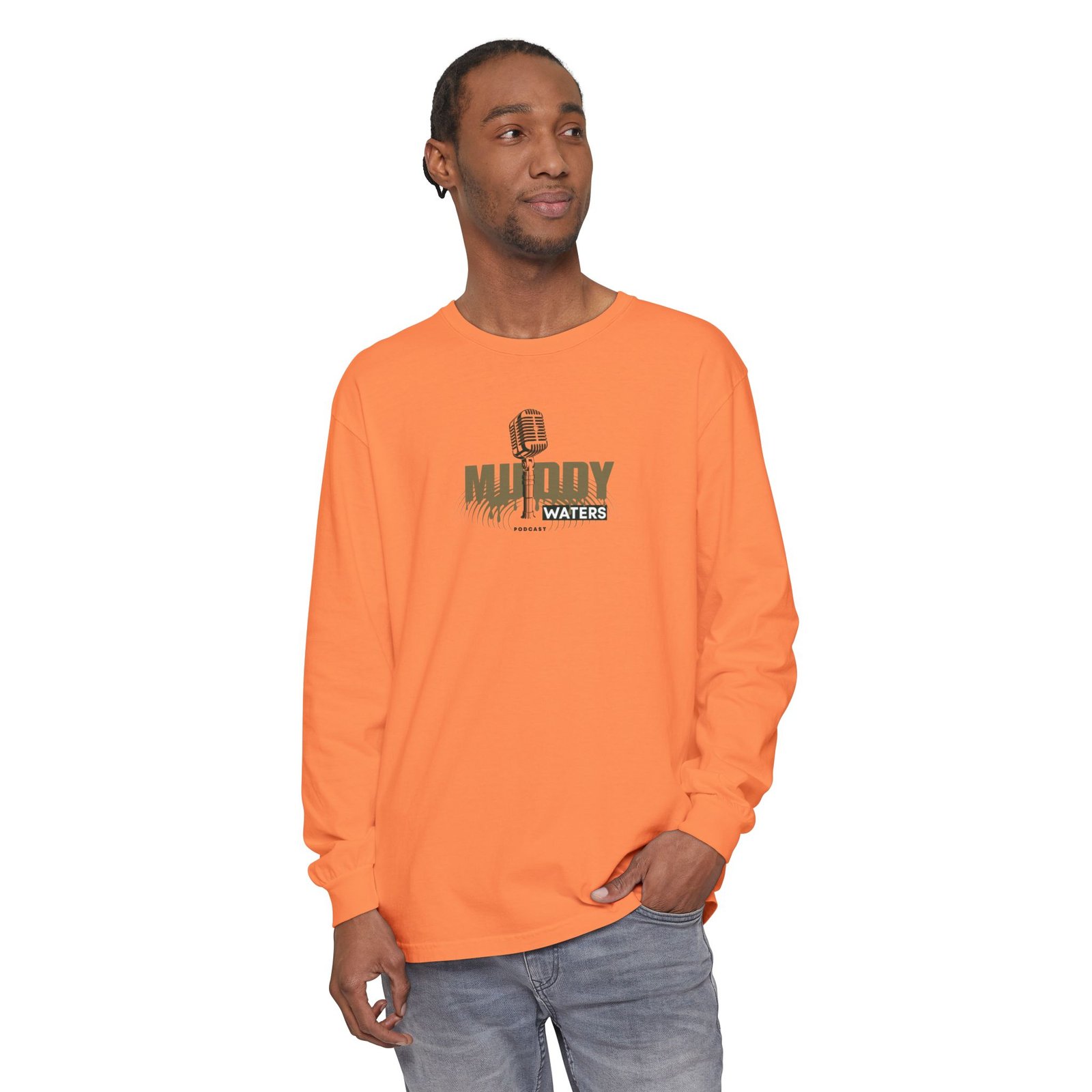 Muddy Waters Podcast Merch Unisex Long Sleeve T-Shirt - Image 7