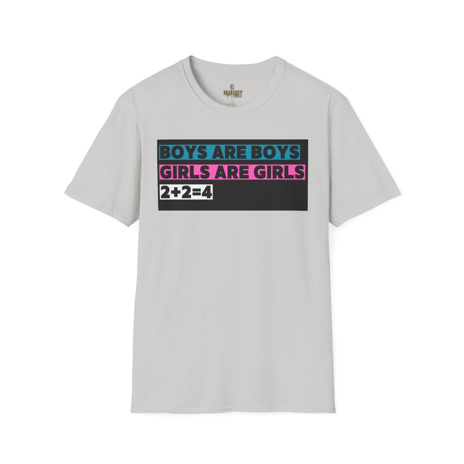 Boys are Boys, Girls are Girls, 2+2=4 T-Shirt, Statement T-Shirt - Image 9