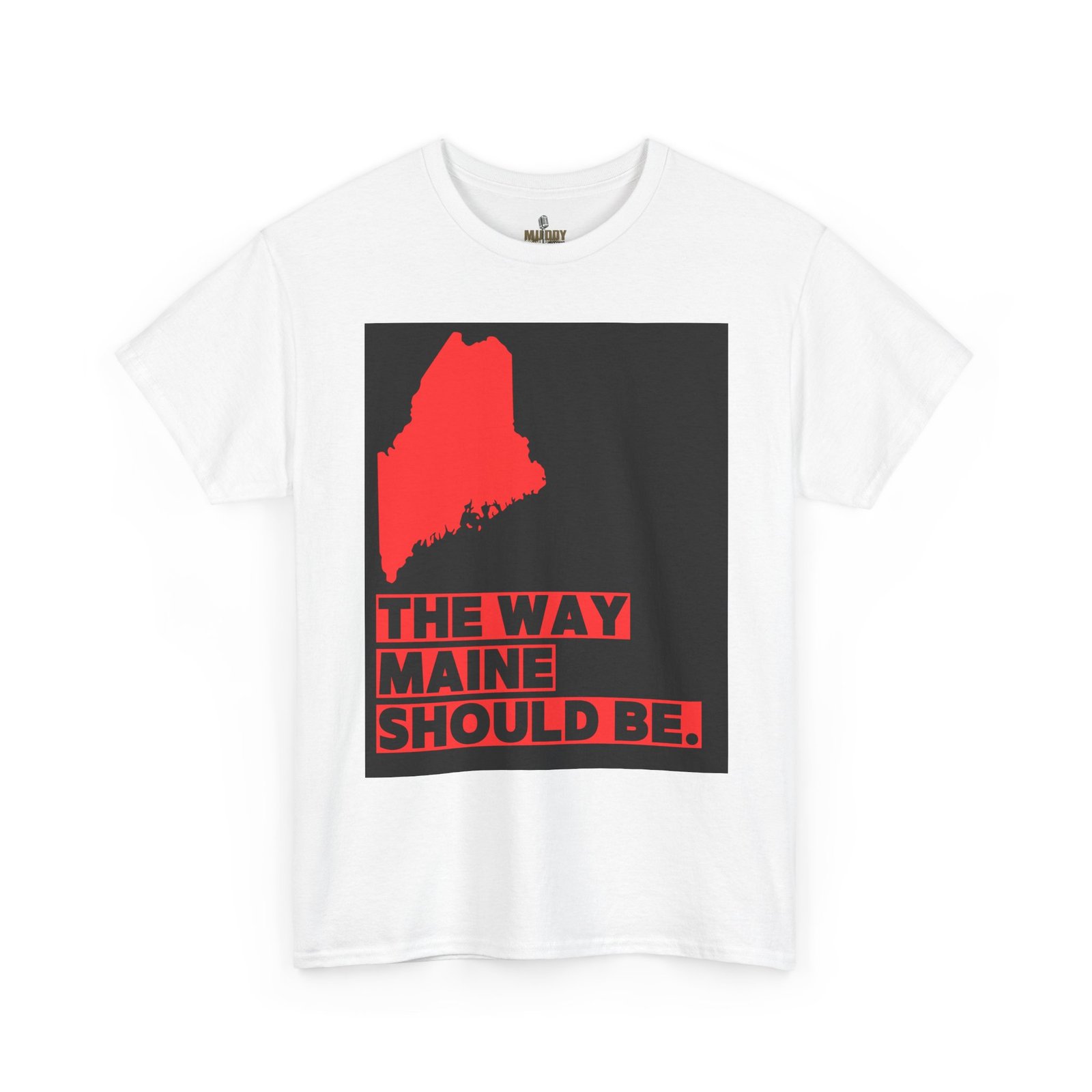 Make Maine Red Tee, Maine Shirt, Unisex Cotton Tee, Gift for Maine Lovers, Vacation Souvenir Shirt - Image 3