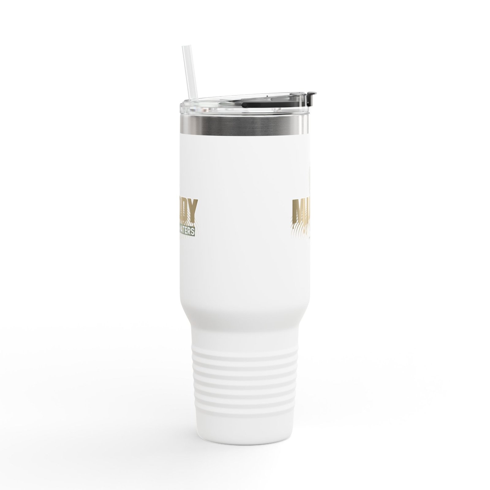 40oz Insulated Travel Mug – Muddy Waters Podcast Stainless Tumbler