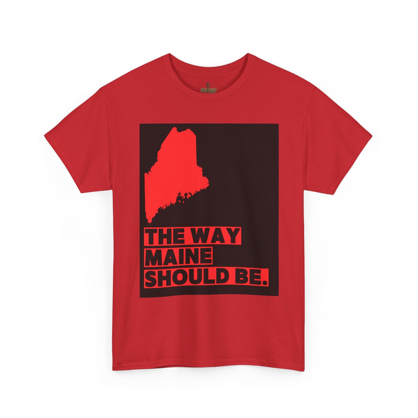 Make Maine Red Tee, Maine Shirt, Unisex Cotton Tee, Gift for Maine Lovers, Vacation Souvenir Shirt - Image 59