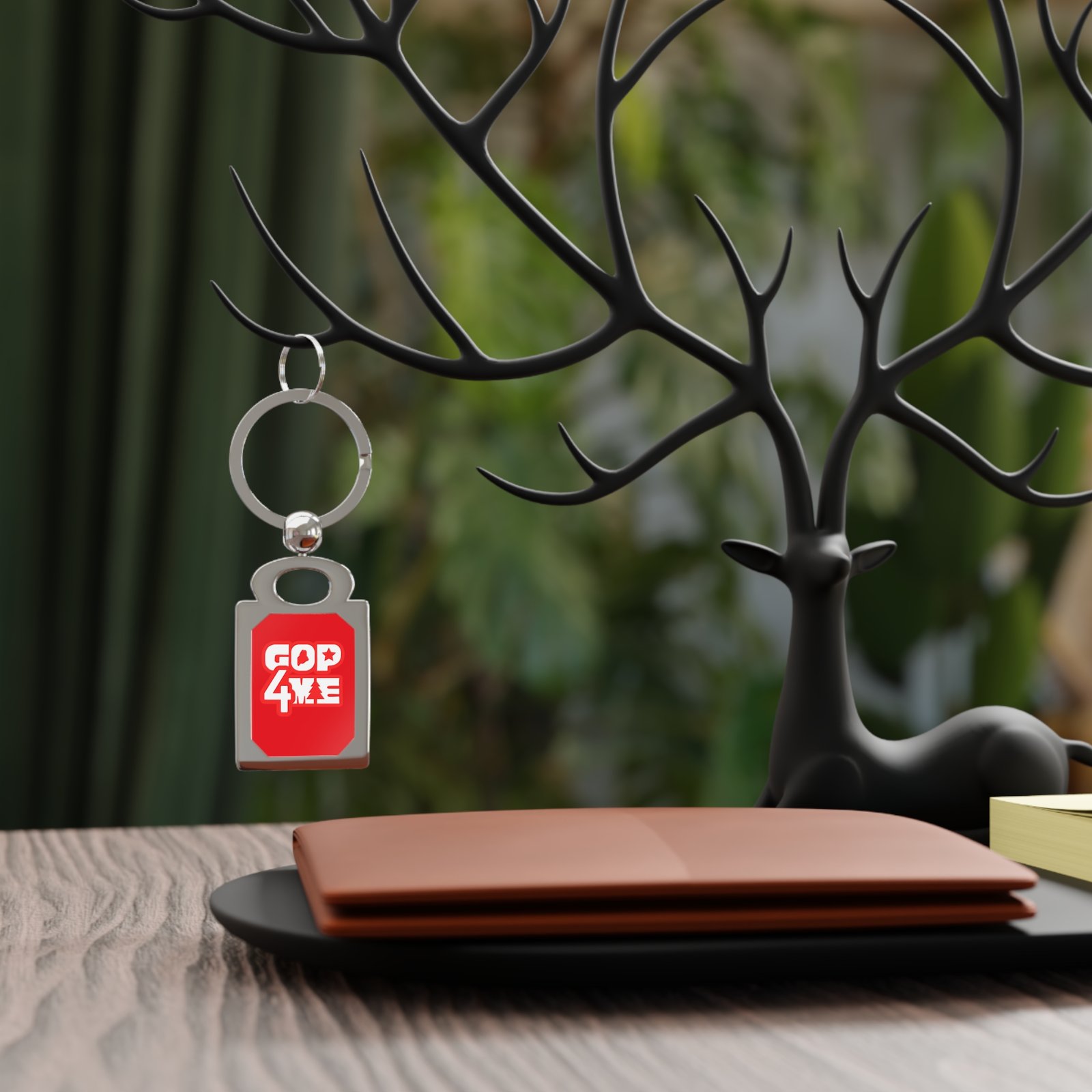 Red Motivational Keyring, Personalized Gift, Photo Keychain, Inspirational Accessory, Unique Keyring for Him/Her, Token of Love - Image 3