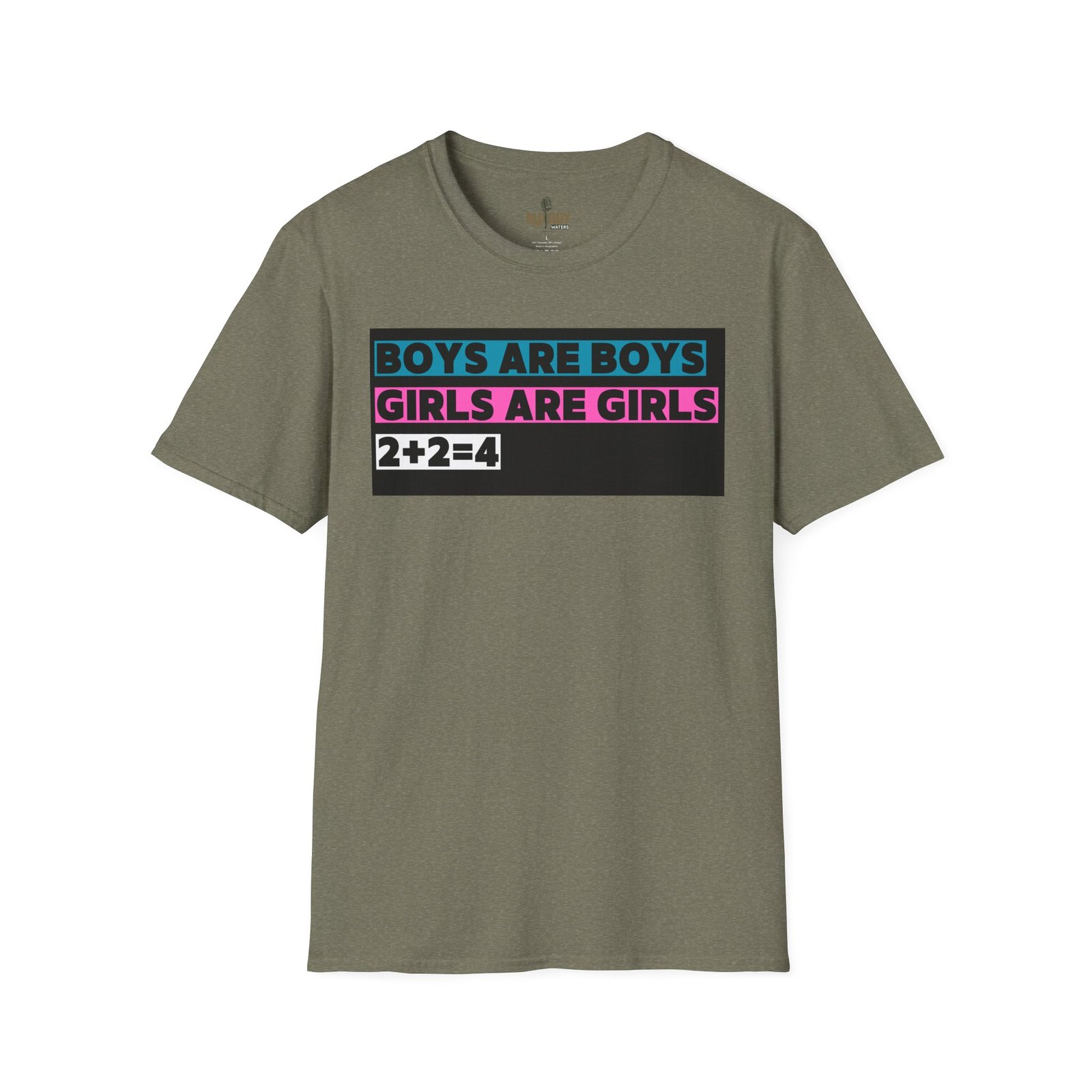 Boys are Boys, Girls are Girls, 2+2=4 T-Shirt, Statement T-Shirt - Image 17