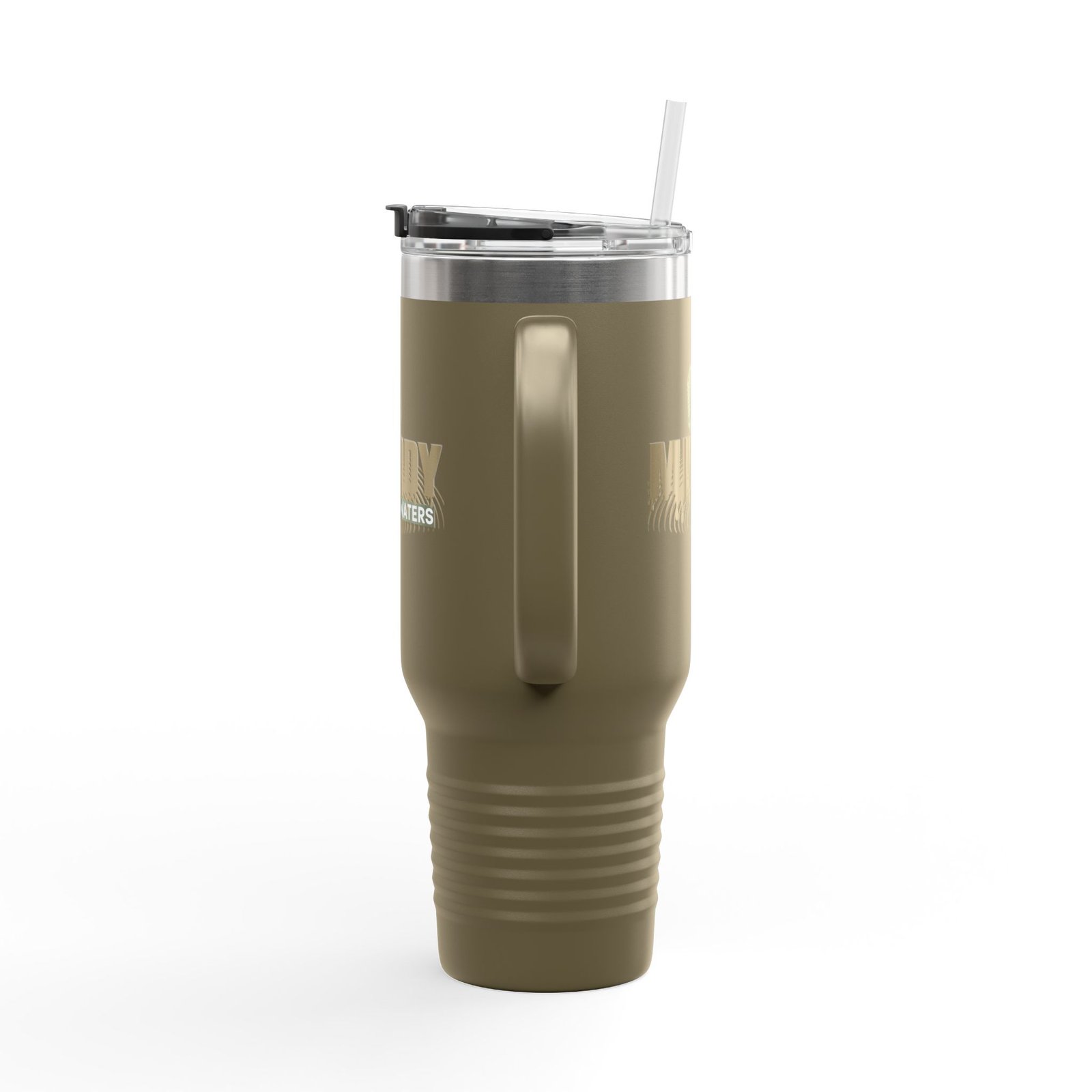 40oz Insulated Travel Mug – Muddy Waters Podcast Stainless Tumbler - Image 15