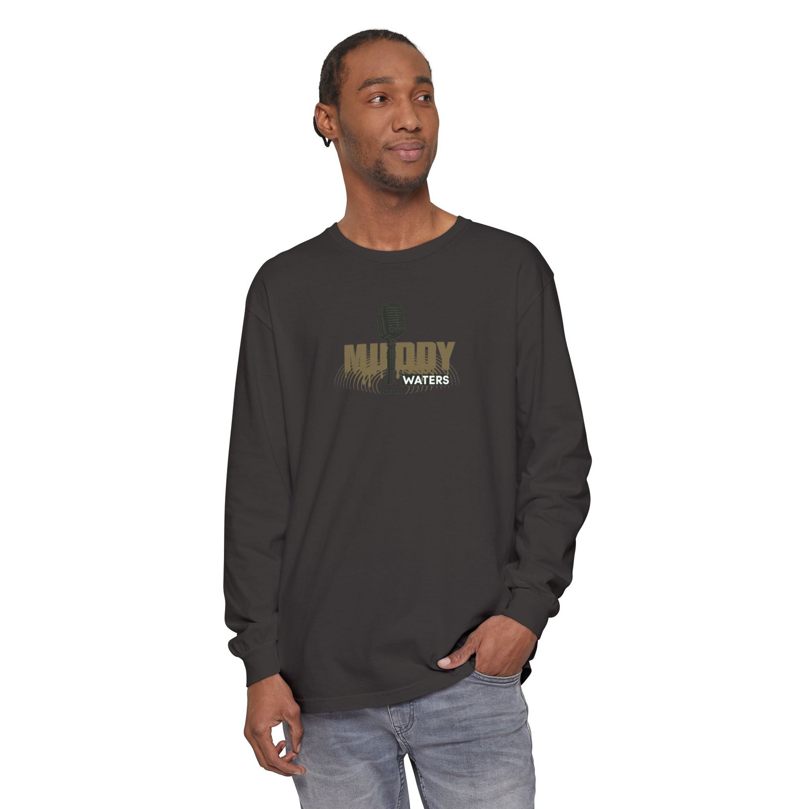Muddy Waters Podcast Merch Unisex Long Sleeve T-Shirt - Image 51