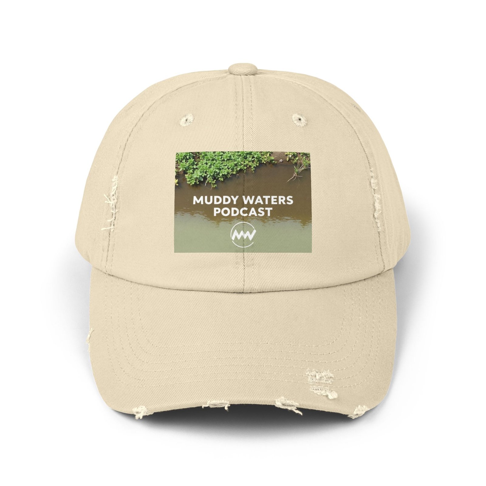 Muddy Waters Podcast Distressed Cap - Unisex Adjustable Hat for Casual Outings - Image 5
