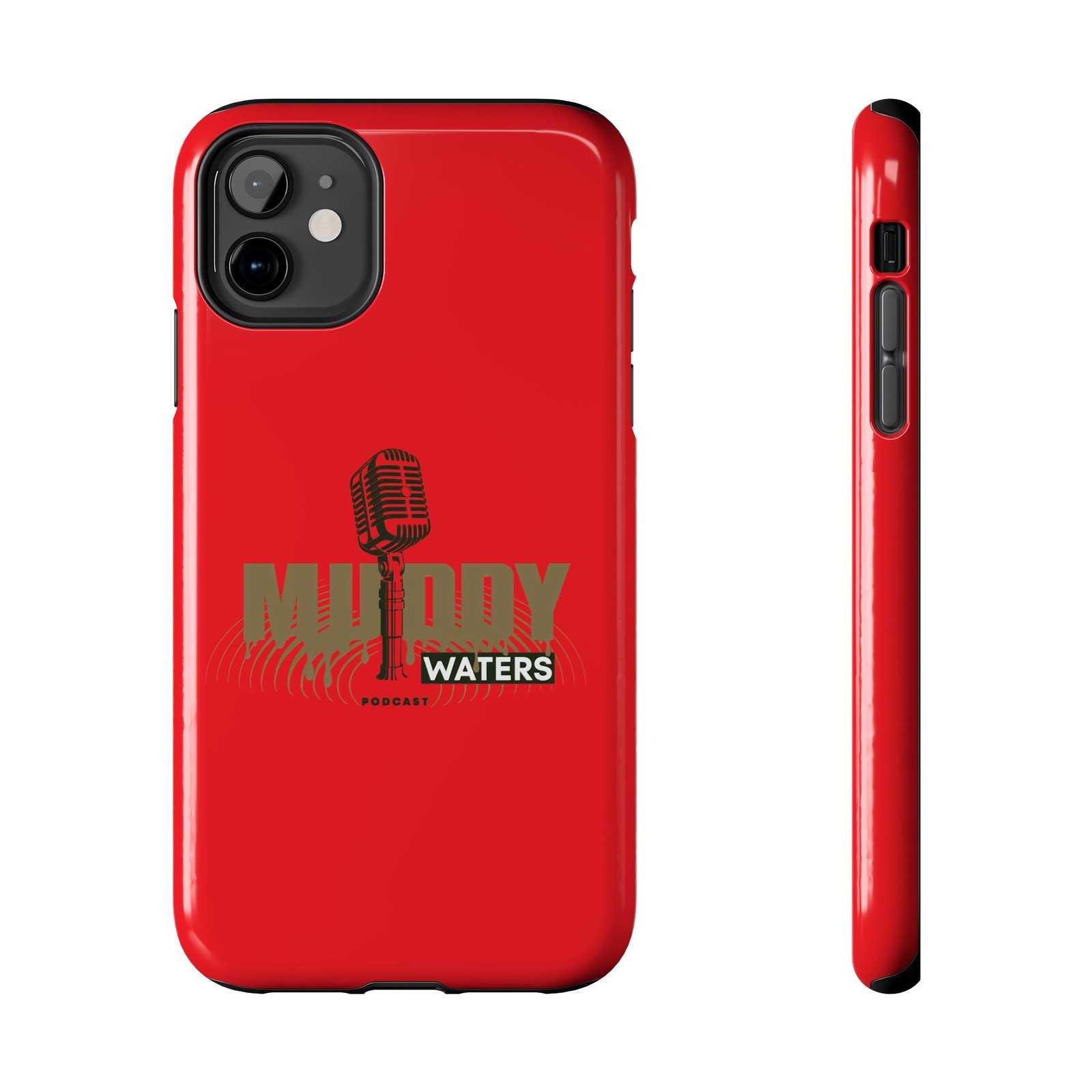 Muddy Waters Microphone Tough Phone Case — Retro Blues Rock Protective Cover