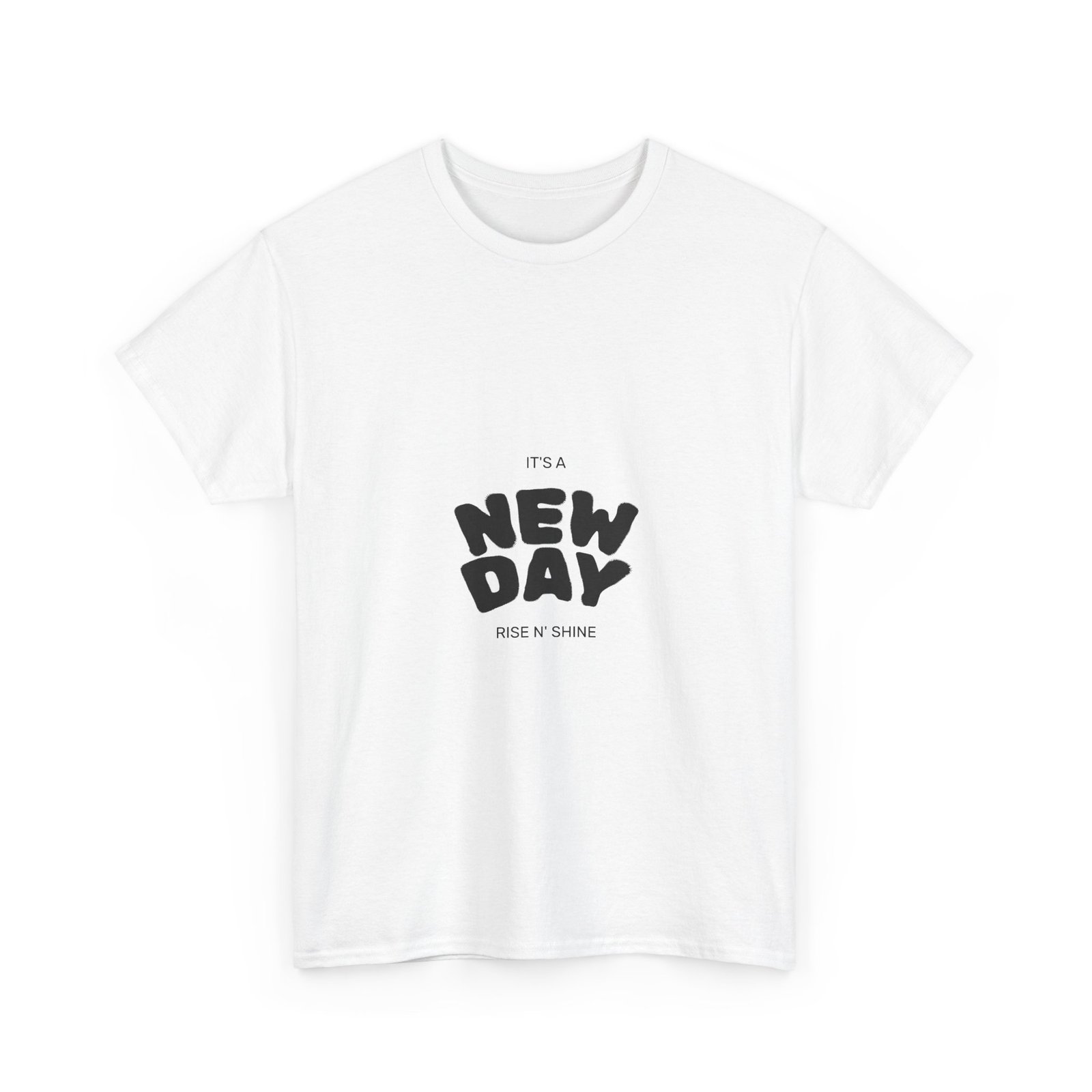 New Day Graphic Tee — "It's a New Day" Positive Message T-Shirt - Image 3