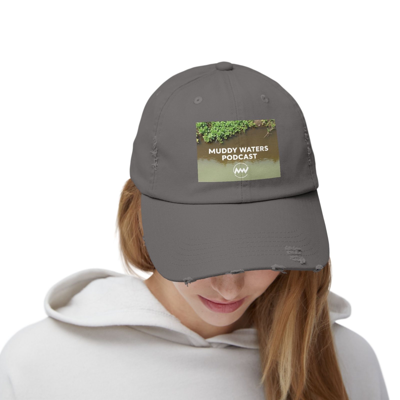 Muddy Waters Podcast Distressed Cap - Unisex Adjustable Hat for Casual Outings - Image 20